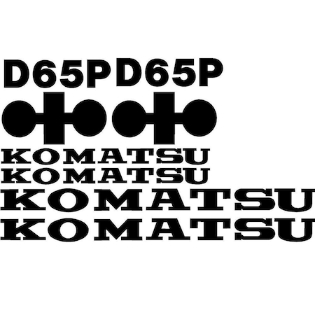 Aftermarket Decal Set KOMD65PDECALSET